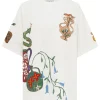 Alemais Rose Tee - White