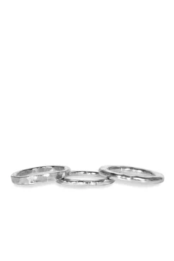 Alouette Design 3 Stacker - Silver