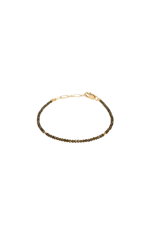 Alouette Design Seed Bracelet - Olive
