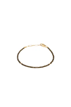 Alouette Design Seed Bracelet - Olive