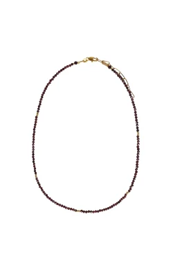 Alouette Design Tiny Necklace - Chocolate