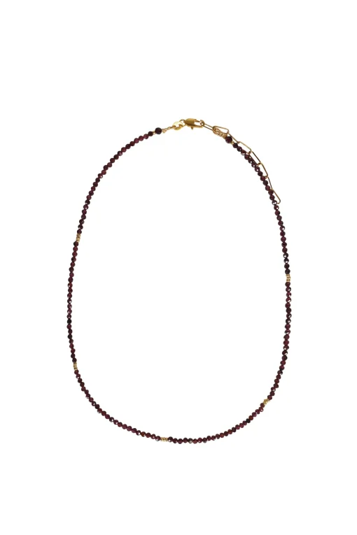 Alouette Design Tiny Necklace - Chocolate