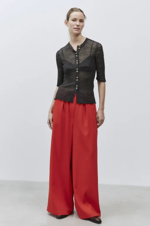 Alysi Fuomo Cardigan - Charcoal