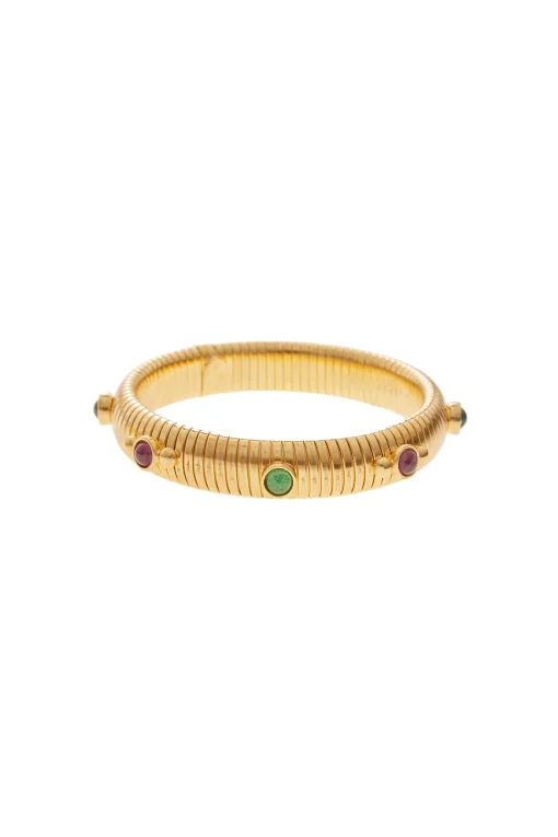 Ben Amun Snake Bangle - Gold