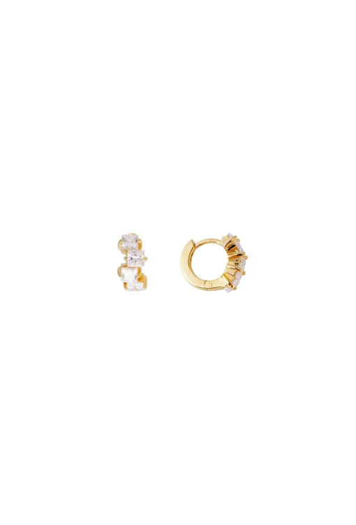 Fairley Cluster Huggies - Gold