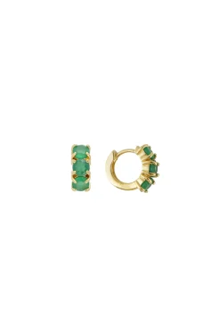 Fairley Crystal Huggies - Emerald