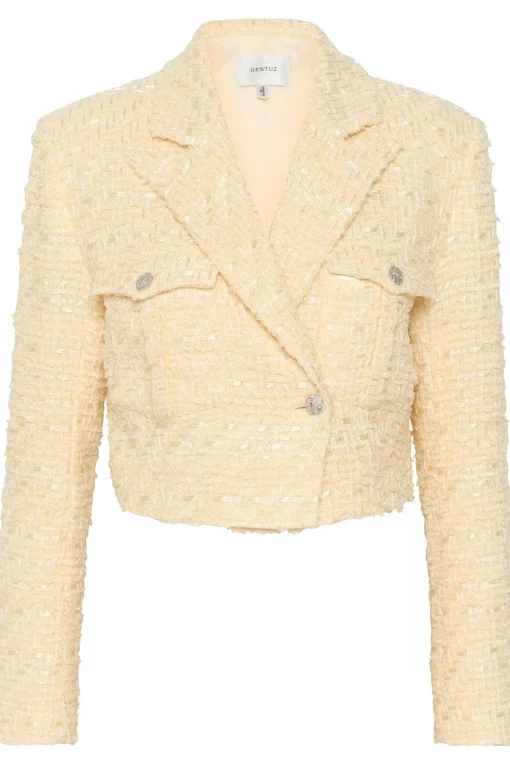 Gestuz Fringa Jacket - Banana