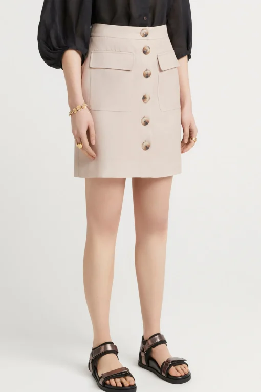 Husk Aimee skirt - Stone