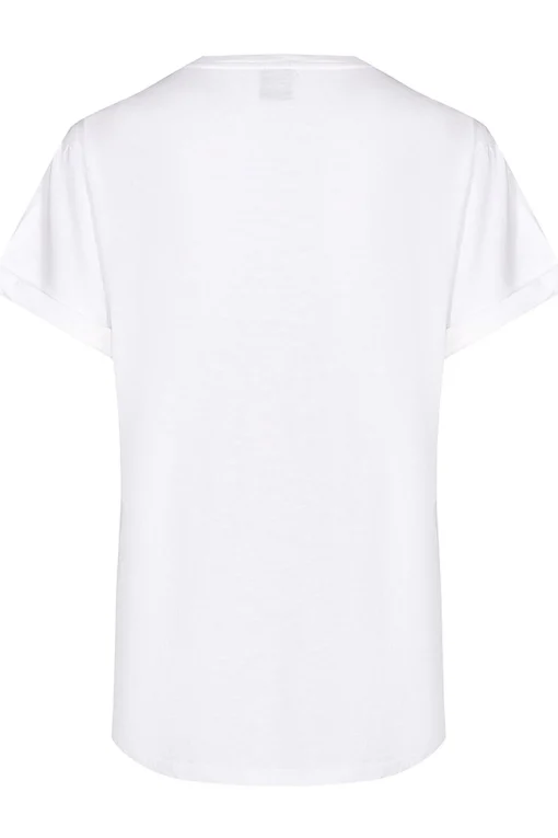 Husk Embroidered Tee - White