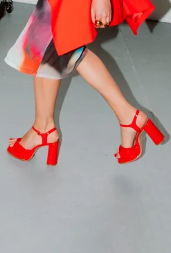 Husk EVA PLATFORM - Red Patent