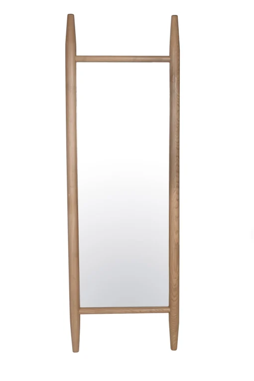 Husk Floor Mirror - Oakwood