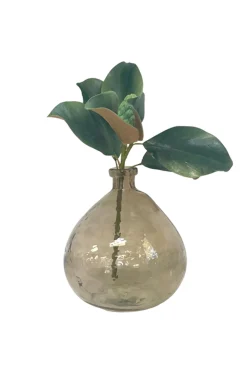 Husk Glass Vase - Brown Tortoise
