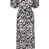 Husk Jade kaftan - Print