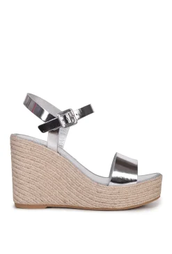 Husk LOLLA ESPADRILL - Mirror Silver