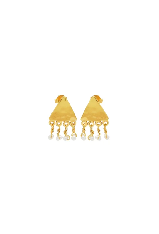 Husk Piazza Earring - Gold