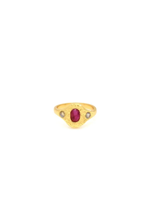 Husk Rubik Ring - Gold