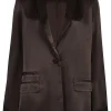 Husk SIENNA BLAZER - Chocolate