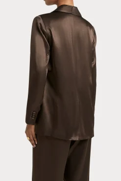 Husk SIENNA BLAZER - Chocolate