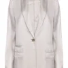 Husk SIENNA BLAZER - Oyster