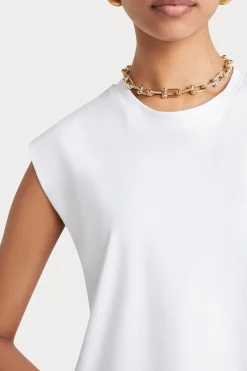 Husk Tailored tank - White