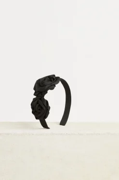 Jennifer Ouellette Rosa Headband - Black