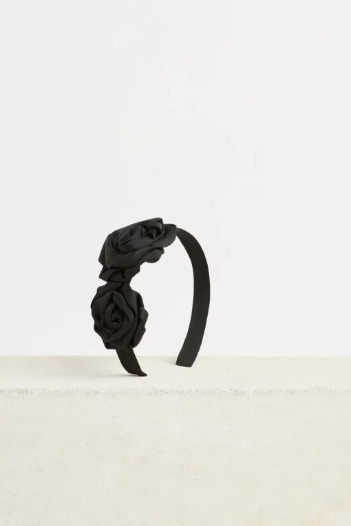 Jennifer Ouellette Rosa Headband - Black