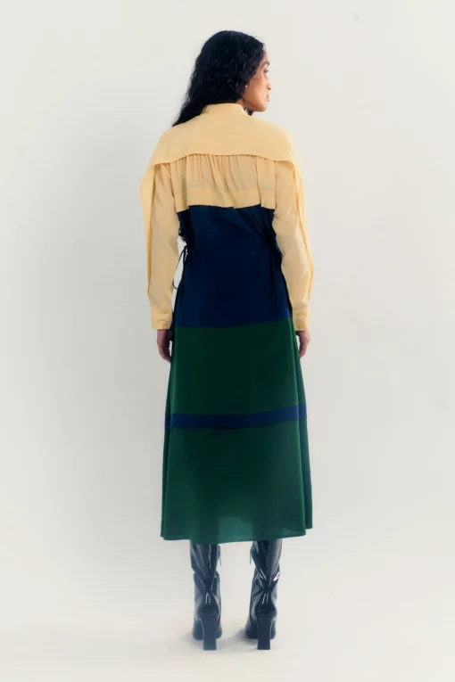 Lovebirds Peacock Dress - Multi Coloured