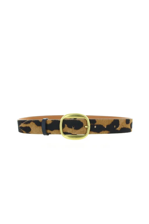 Maison Boinet Lucca Belt - Leopard