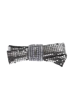 Rada Bow Clip - Silver