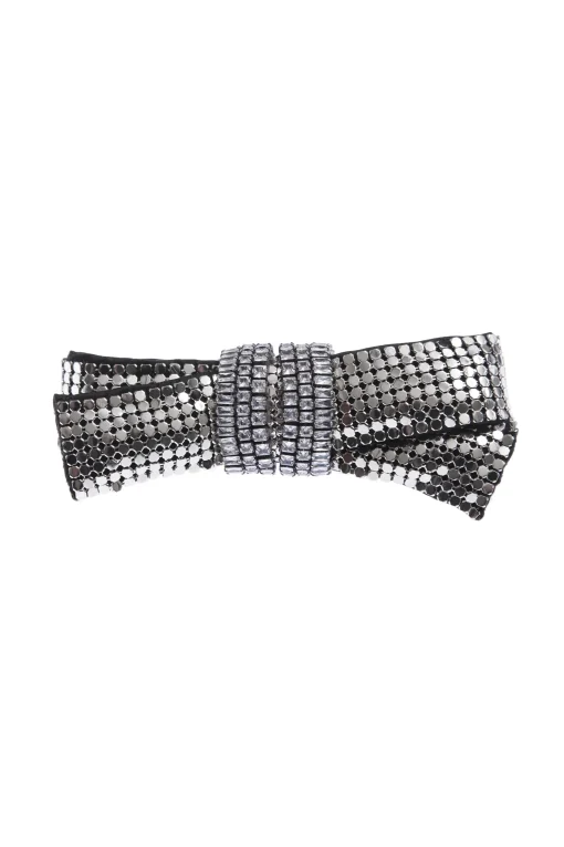 Rada Bow Clip - Silver