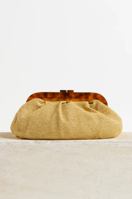 Sita Nevado Verbena Clutch - Natural
