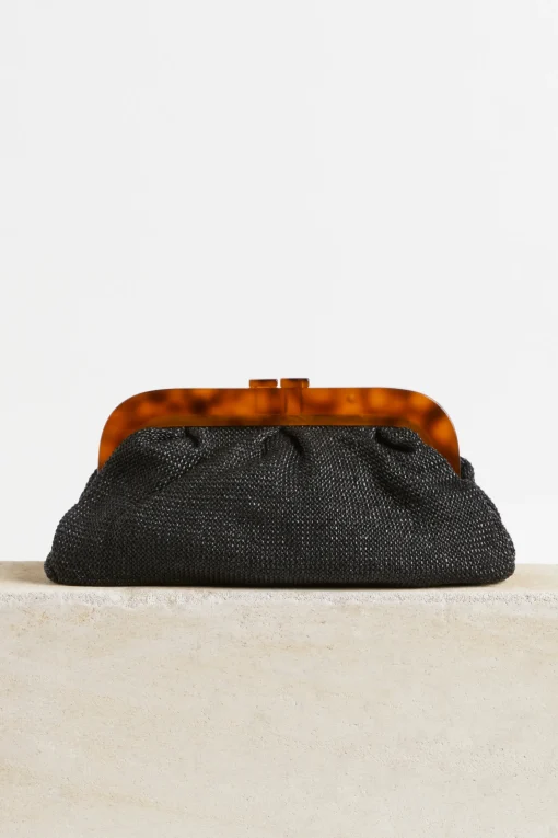 Sita Nevado Verbena Clutch - Black