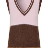 Stine Goya V-neck Vest - Multi Coloured