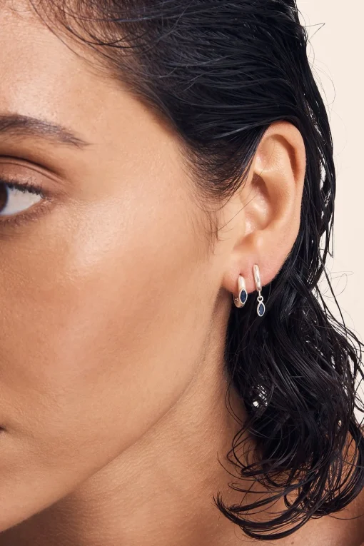 Temple Of The Sun Ales Earring - Silver