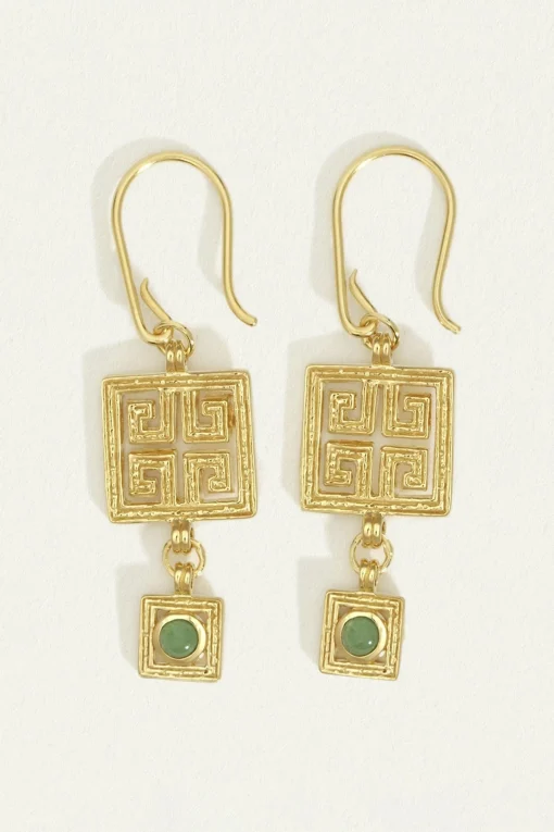 Temple Of The Sun Calise Earring - Gold