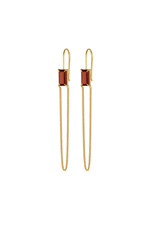 Temple Of The Sun Ember Earring - Gold