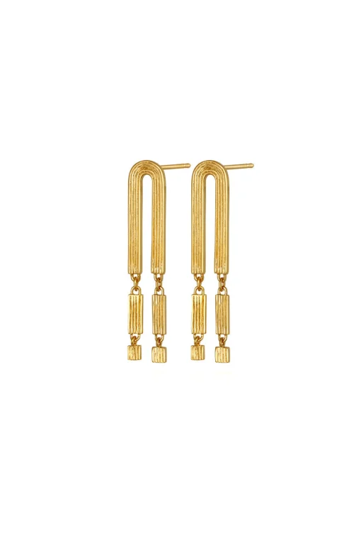 Temple Of The Sun Renata Earring - Gold