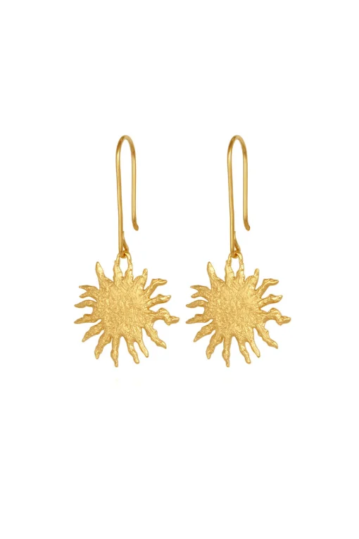 Temple Of The Sun Soleil Earring - Gold